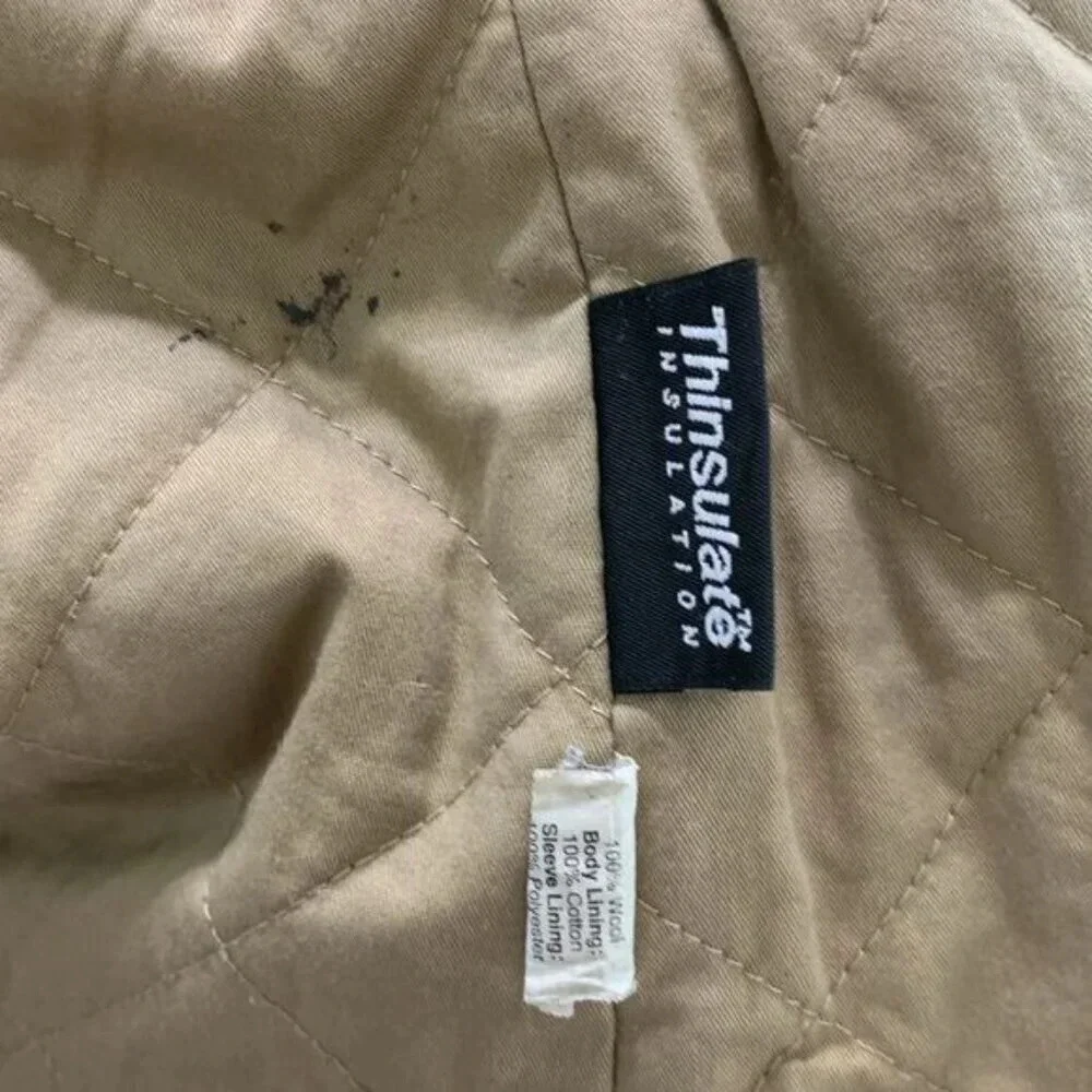 J Crew Bayswater Wool Black Peacoat Size Small - Picture 9 of 12